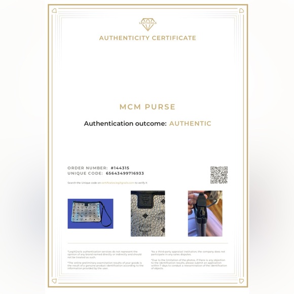 MCM Visetos Pouchette Silver *AUTHENTICATED* - Picture 10 of 10